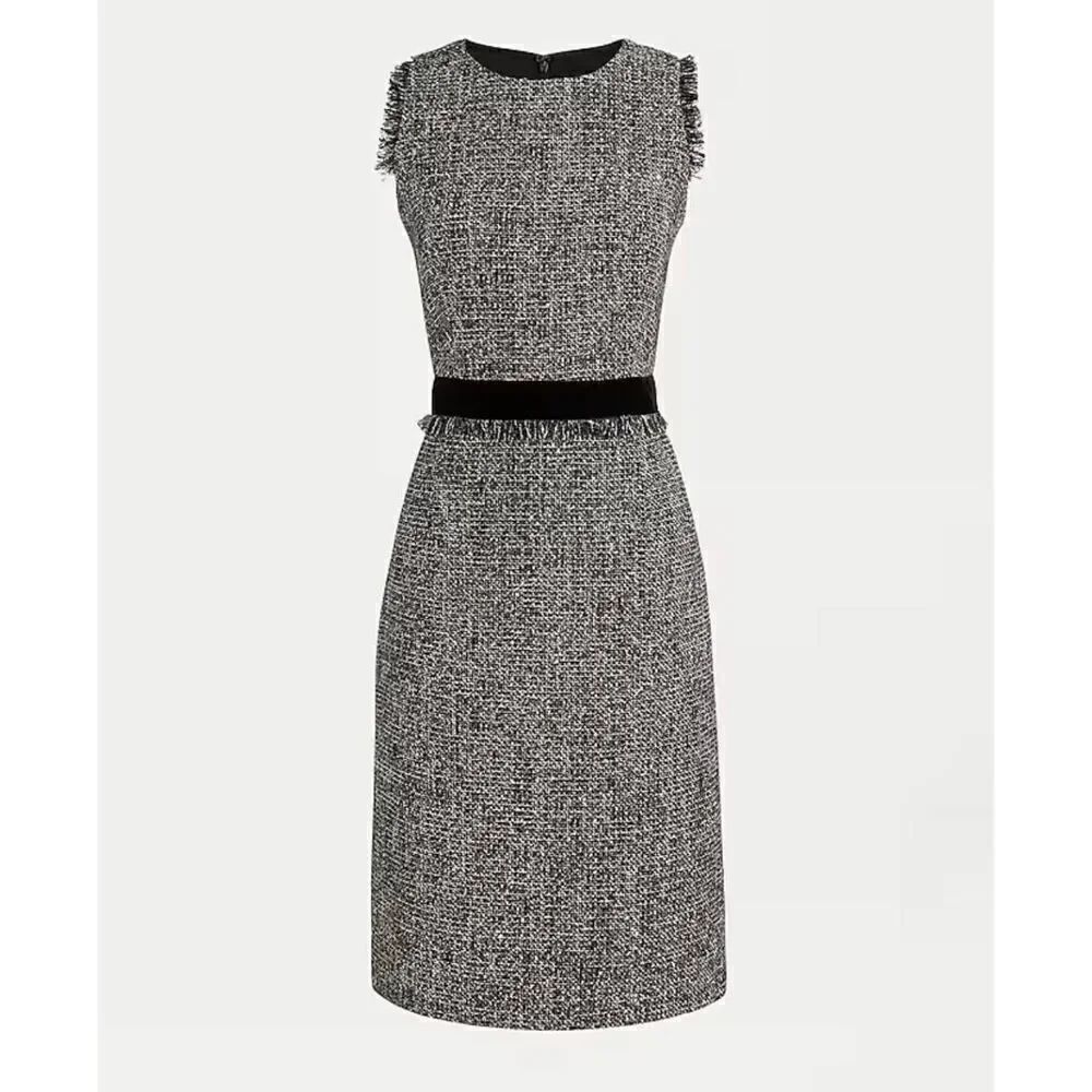 J. Crew Sheath dress in sparkling constellation tweed 8 NWT